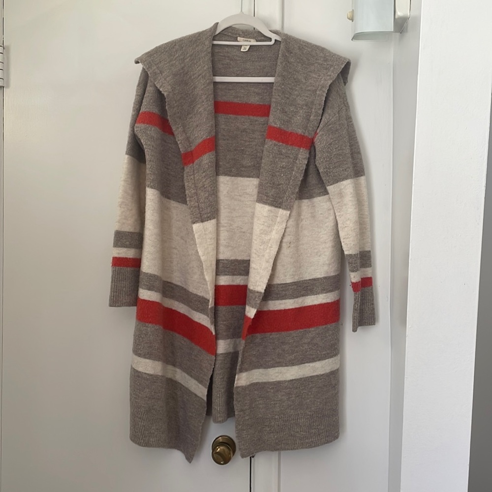 Caslon Wool Blend Long Cardigan